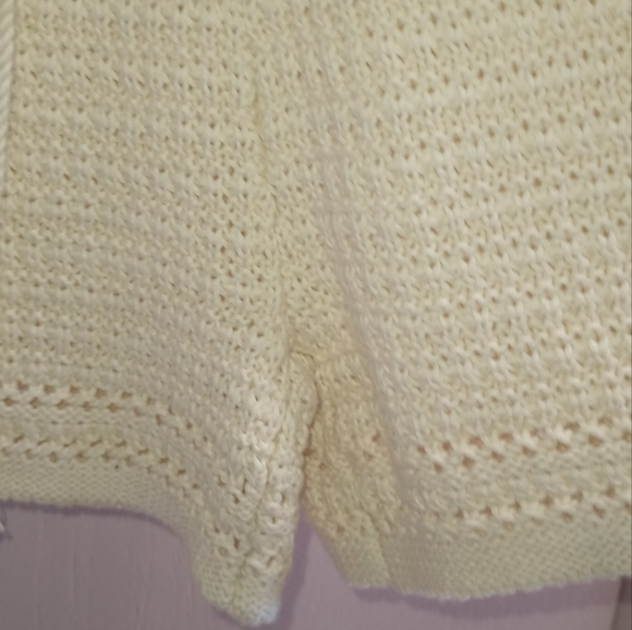 Crocheted shorts romper in cream. XL (New) ❣️ - Picture 3 of 7